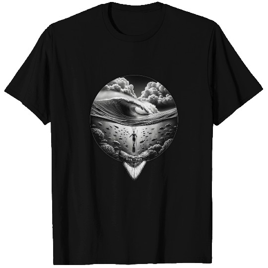 Dive frees Swim Ocean Shark Tooth Spear Fisherman Marine life T-Shirts
