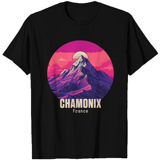 Chamonix France Tour Du Mont Blanc European Hiking Trail Skis 3 T-Shirts