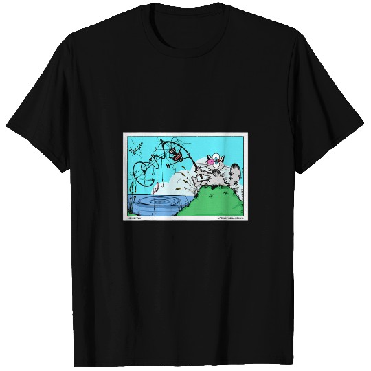 Cat Fishing Funny Pussycat Fisherman Gift 1 T-Shirts