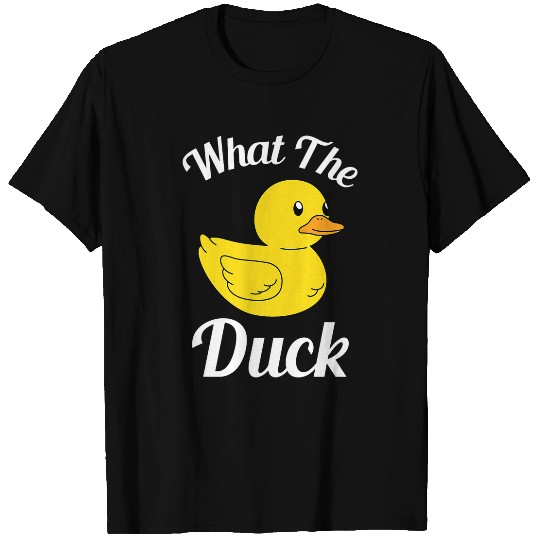 Duck Pet What The Duck Rubber Ducky Duck Lover 3 T-Shirts