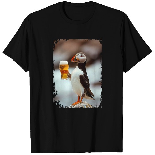 Beer Fun Atlantic puffin Beer T-Shirts
