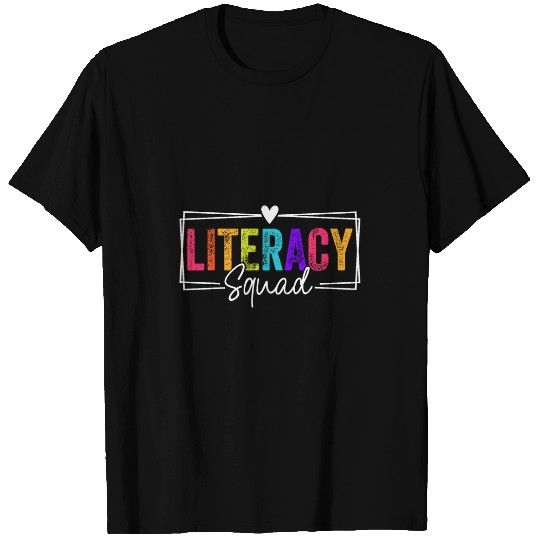 Literacy Squad Team Back To School Literacy Teacher T-Shirts