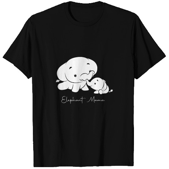 Elephant Pet Mama and Baby Women Mothers Day 1 T-Shirts