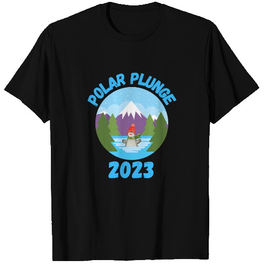 Bear Pet Polar Plunge Ice Jump Funny Polar Bear Winter Swimming T-Shirts