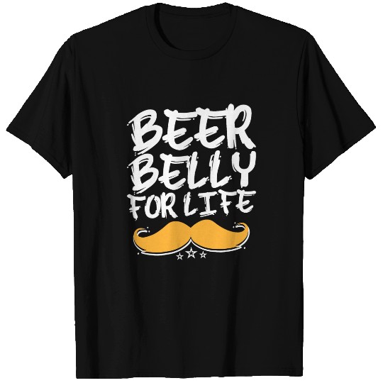 Beer Fun Beer Belly for Life Dad Hobby Daddy Pastime Drinking 4 T-Shirts