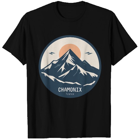 Chamonix France Tour Du Mont Blanc European Hiking Trail Skis 6 T-Shirts