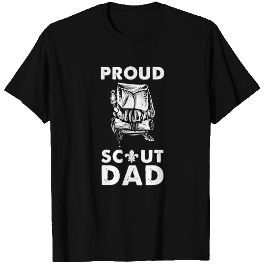 Scout Job Proud Scout Dad Camping Scouting Lover T-Shirts