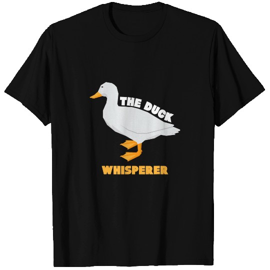 Duck Pet Whisperer Farm Animal Pun Ducks Hunting Design T-Shirts