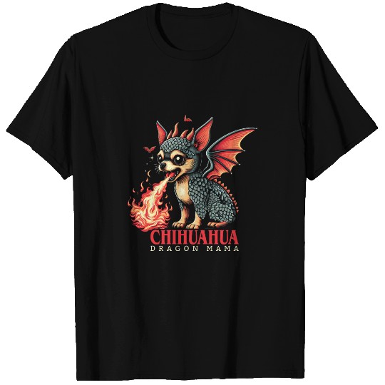 Dragon Pet Chihuahua Dog Mama Funny Lap Dragon Women Girls 14 T-Shirts