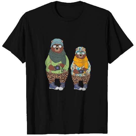 Bear Pet bests Mom Bear Tee Funny Retro Mother Daughter Mothers Day T-Shirts