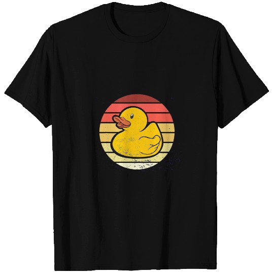 Duck Pet Funny Yellow Duck Rubber Bathtub Ducklings T-Shirts