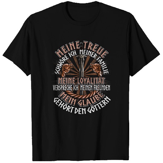 Family Friends Gods Germanen Clothing Saying Viking T-Shirts