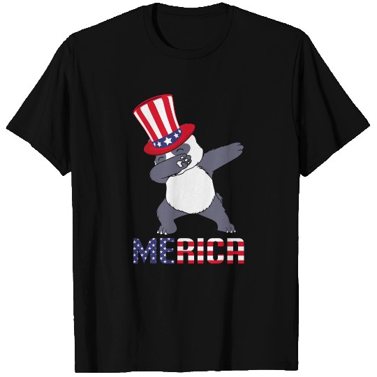 Panda Pet 4th of july independent day patriotic party T-Shirts