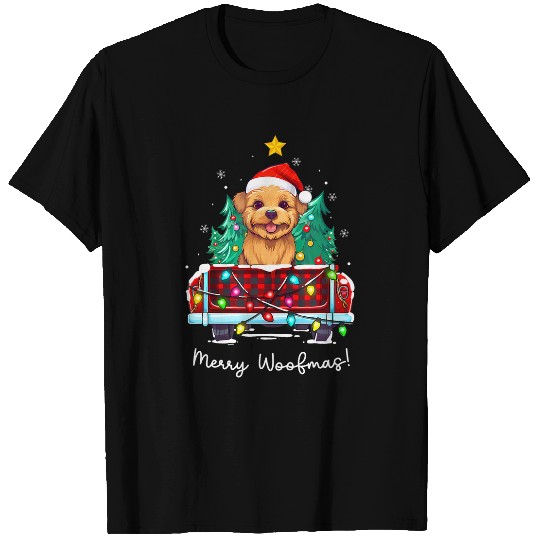 norfolk terrier christmas dog truck plaid 2xmass tree T-Shirts