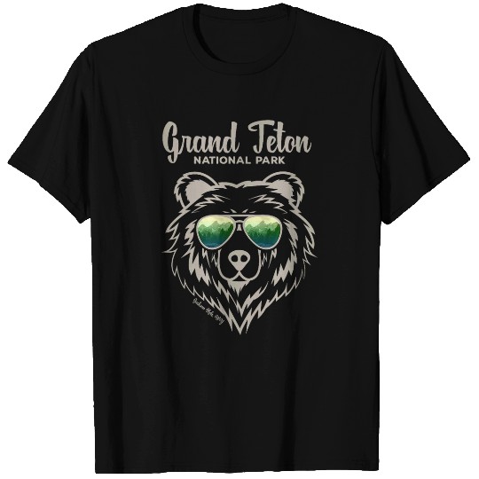 Bear Pet Grand Teton Grizzly Bear Jackson Hole WY Cool National Park T-Shirts