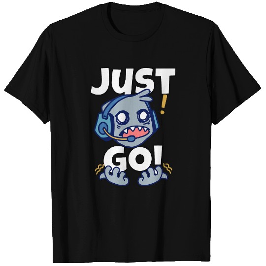 Police Job Radio Angry Police Dispatch Just Go Funny Dispatcher T-Shirts