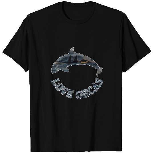 Panda Pet Love Orcas Killer Whale Sea Panda T-Shirts