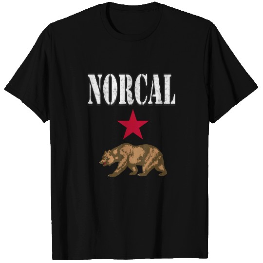 Bear Pet Northern californias Norcal Bear With Star T-Shirts