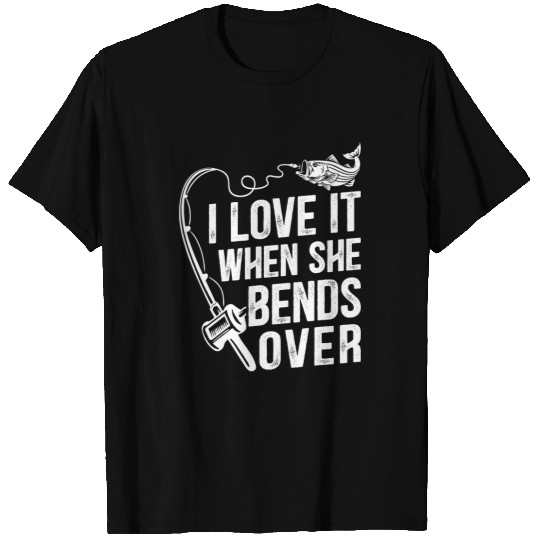 Funny Fishing Bass Fish Fisherman Gifts for Men T-Shirts