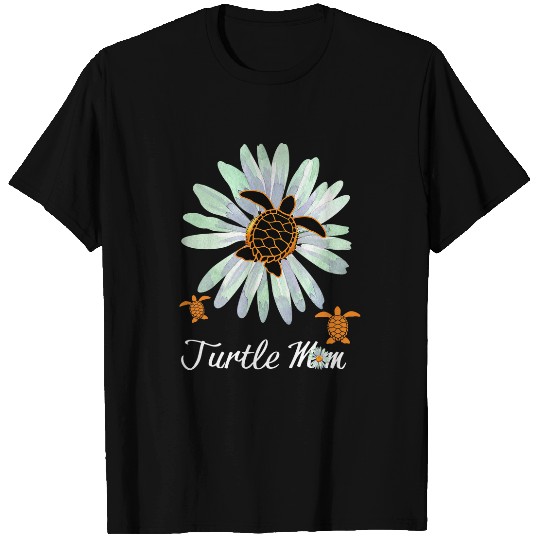 Turtle Pet Daisy Turtle Mom Funny Turtle Lover T-Shirts