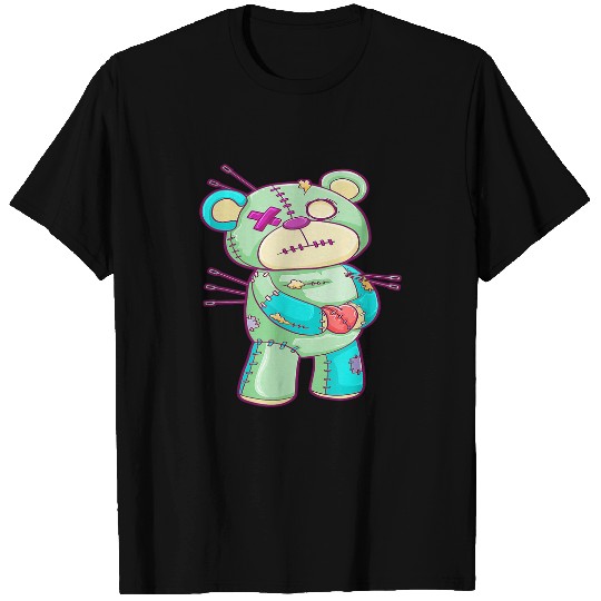 Bear Pet Gothic Pastel Teddy Bear Creepy Voodoo Bat 4 T-Shirts