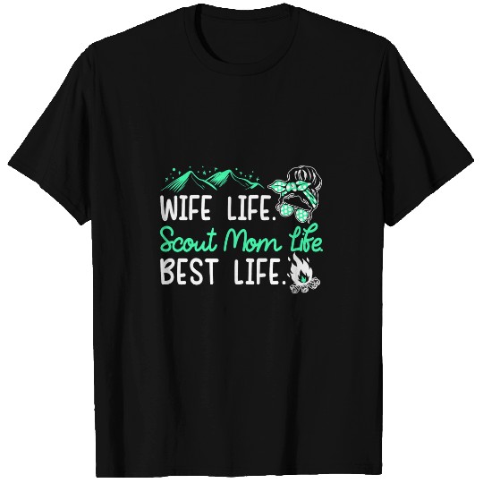 Scout Job Mom Boy Girl Scouting Mother Mothers Day Scout Tribe 026 T-Shirts