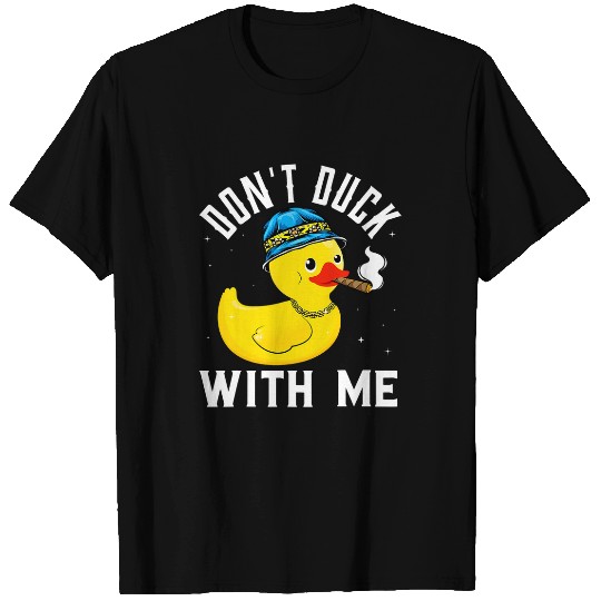 Duck Pet Dont Duck With Me Funny Duck Hunting Mallard Duck T-Shirts