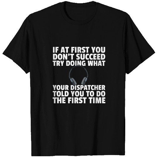 Police Job 911 Dispatcher Police Yellow Line 7 T-Shirts