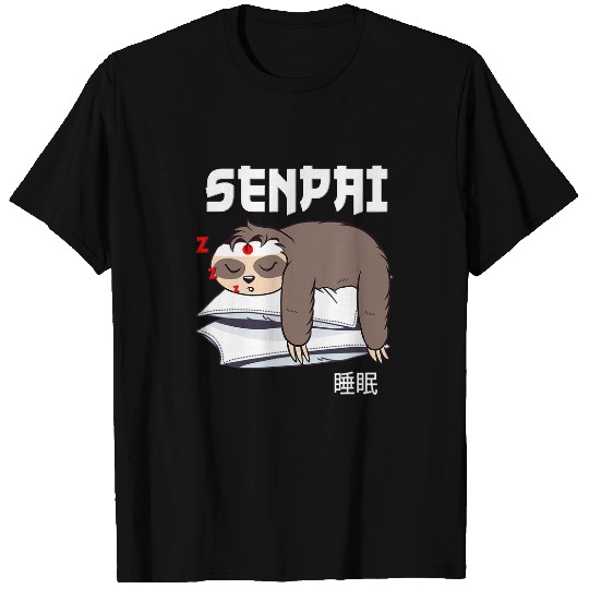 Sloth Pet Senpai Taking Break Anime Manga T-Shirts