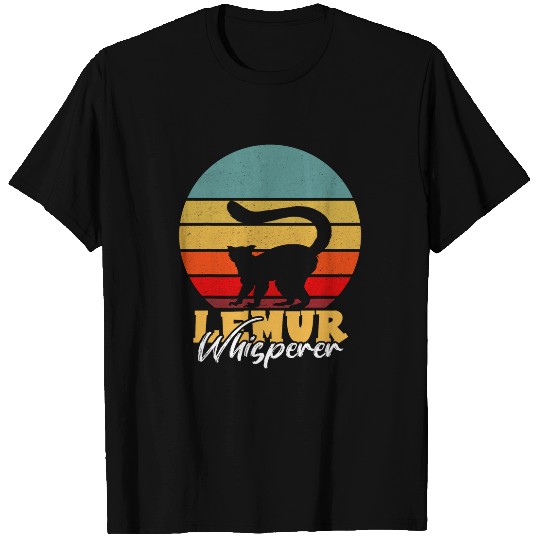 Lemur Pet Sunset Cute Lemur Monkey Lemur Whisperer Madagascar Animal T-Shirts