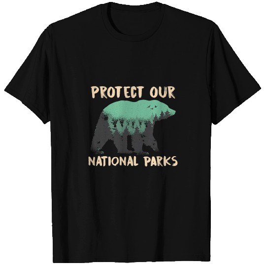Bear Pet Protect Our National Parks Outdoor Nature Bear 2 T-Shirts