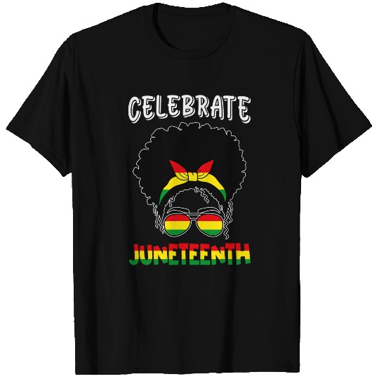african american black women celebrate junenth apparel T-Shirts