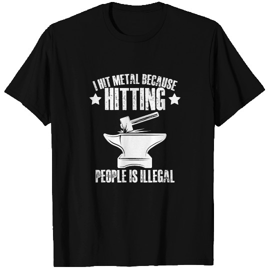 Blacksmith Job Blacksmithing Forging Farrier Ironworker Blacksmith 5 T-Shirts