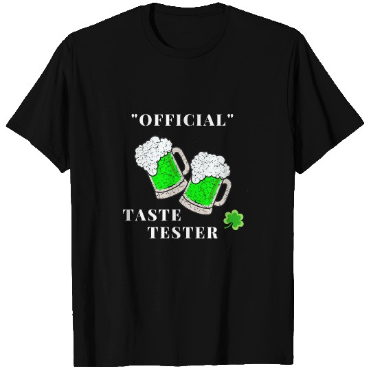 Beer Fun St Patricks Day Official Green Beer Drinking Taste Tester T-Shirts