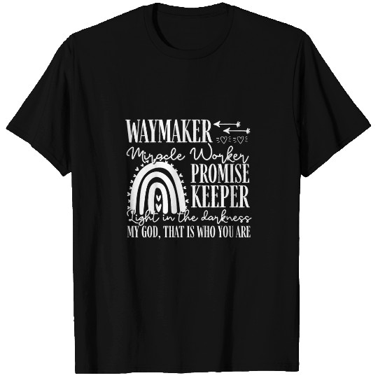 Kids Kids Waymaker Miracle Worker Rainbow Christian 2 T-Shirts