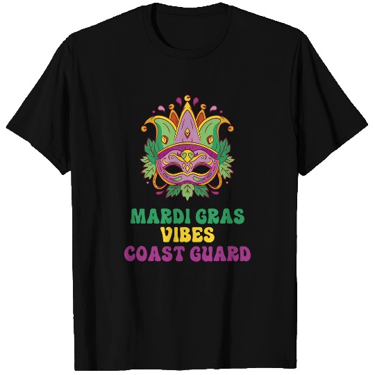 Coast Guard Mardi Gras Vibes T-Shirts