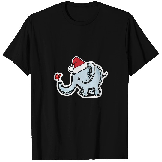 Elephant Pet This Is My Christmas Baby Elephant xmass Santa Lover T T-Shirts