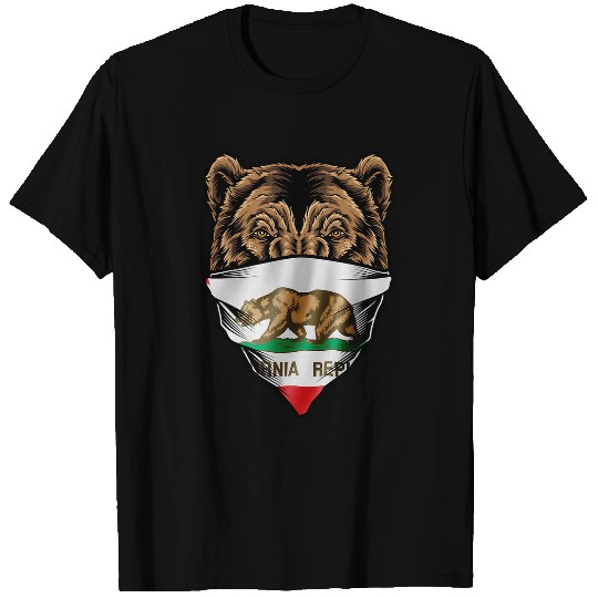 Bear Pet I Love californias Grizzly Bear State Flag SoCal West NorCal T-Shirts