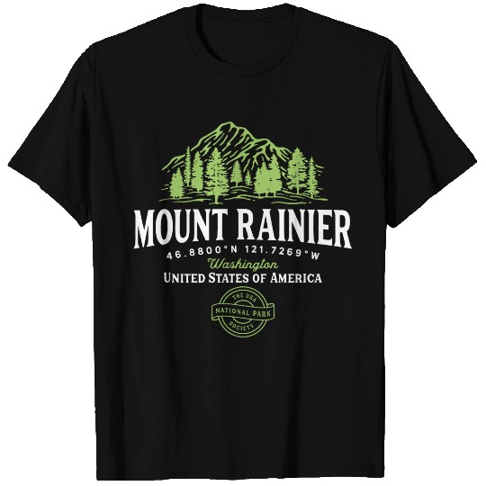 Hiking Washington Mount Rainier National Park T-Shirts