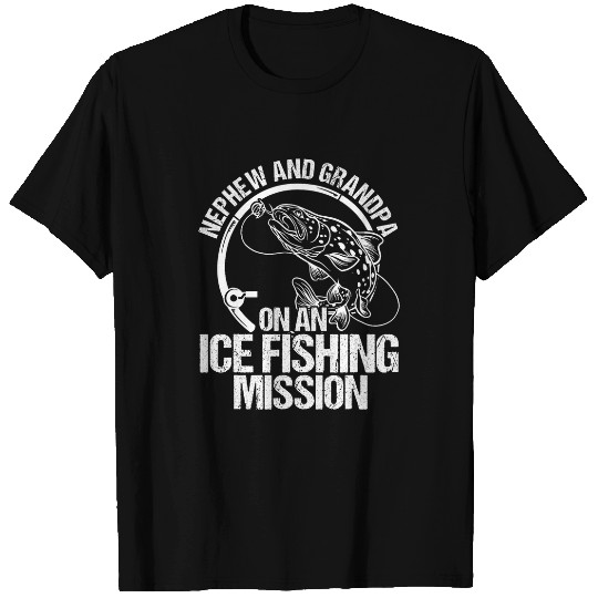 Funny Ice Fisherman Angler Ice Fishing 8 T-Shirts
