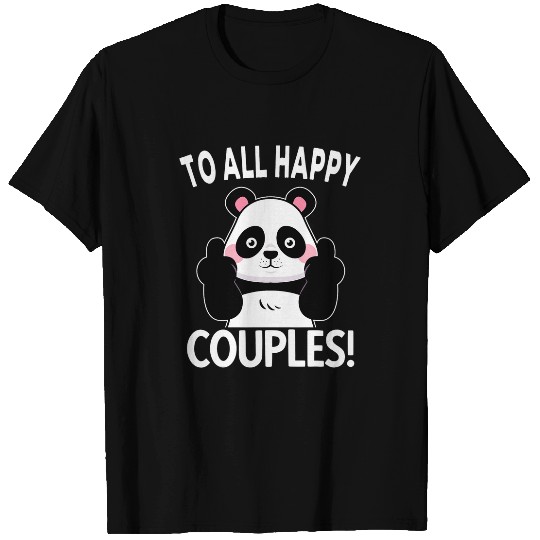 Panda Pet Mad Panda Singles antis Valentines Day for Men T-Shirts