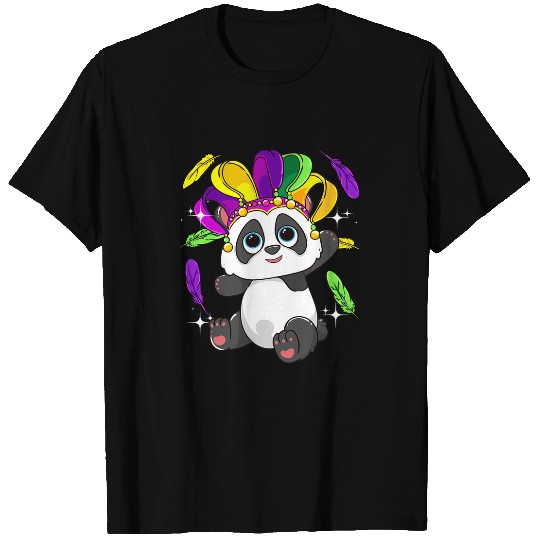 Panda Pet Mardi Gras Panda Lover New Orleans Louisiana Animal Cute T-Shirts