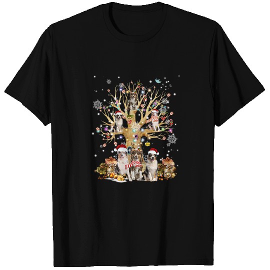 Discover australian shepherd christmas tree ornament dog lover T-Shirts