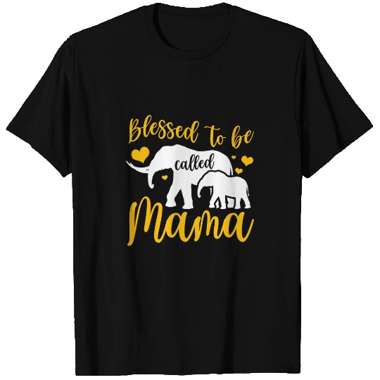 Elephant Pet Mom Baby Blessed Mama T-Shirts