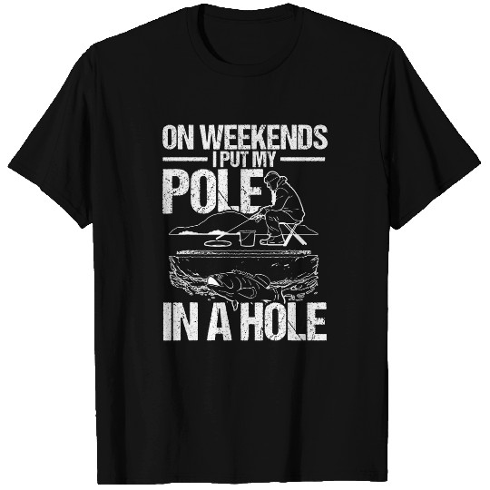 Funny Ice Fisherman Angler Ice Fishing 6 T-Shirts
