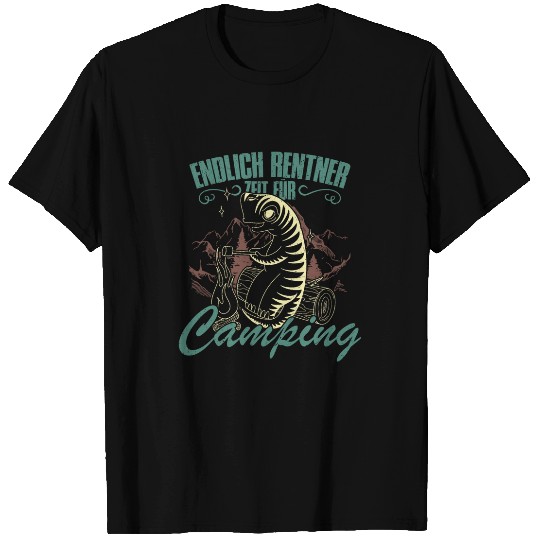 Camping outdoor hiking campfirecamper mountain marshmallow T-Shirts