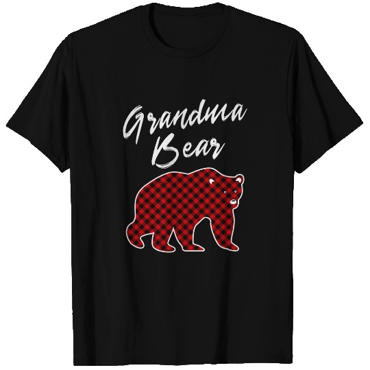 Bear Pet Grandma Bear Grandmother Funny Christmas Pajama Family T-Shirts