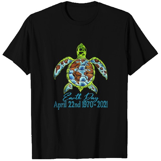Turtle Pet earth day 51st anniversary sea turtle love environment T-Shirts