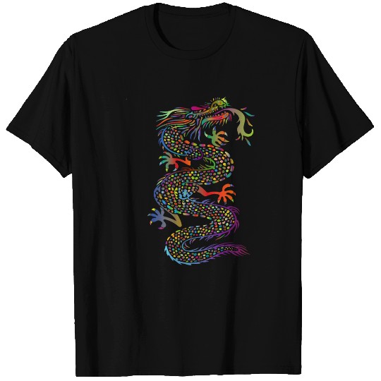 Dragon Pet Chinese Design of a Dragon colorful Tai Chi tai chi dragon T-Shirts