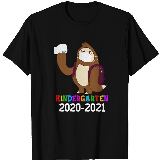 Sloth Pet Quarantine Sloth Kindergarten School Social Distance T-Shirts